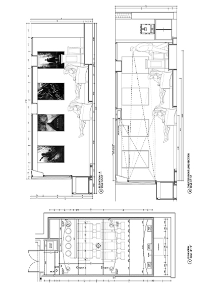 Residential Theatre Drawings