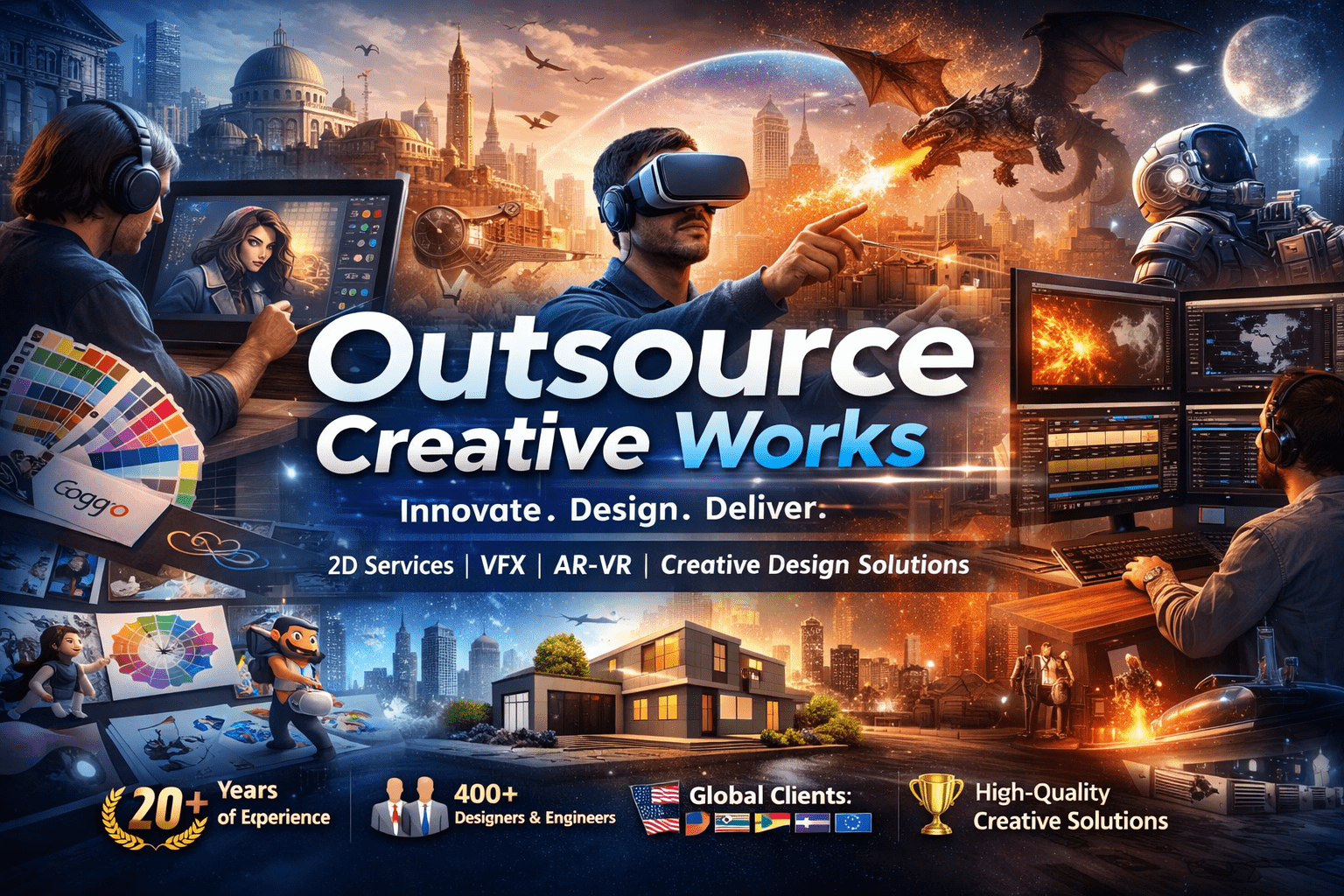 Why Should You Choose Outsource Creative Works As Your Best Creative Design Company for Outsourcing Design Services?