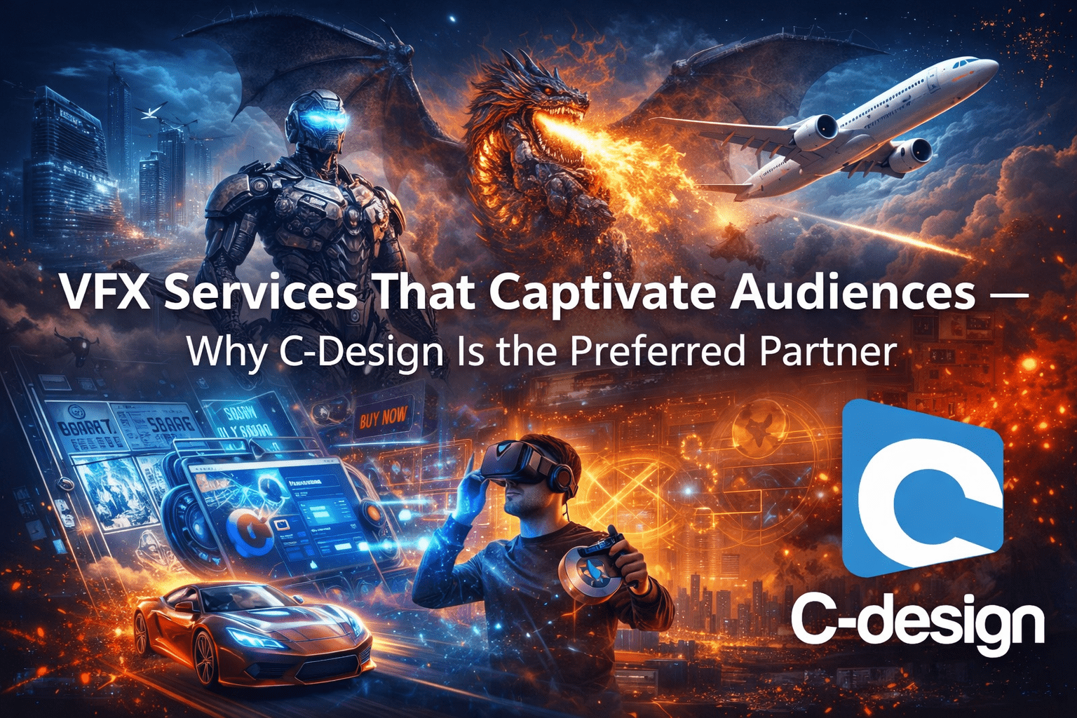 VFX Services That Captivate Audiences — Why C-Design Is the Preferred Partner