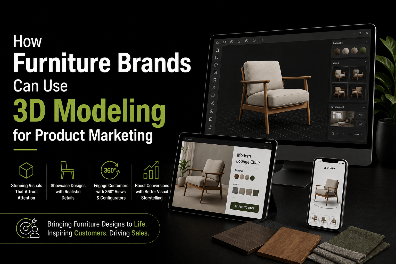How Furniture Brands Can Use 3D Modeling for Product Marketing