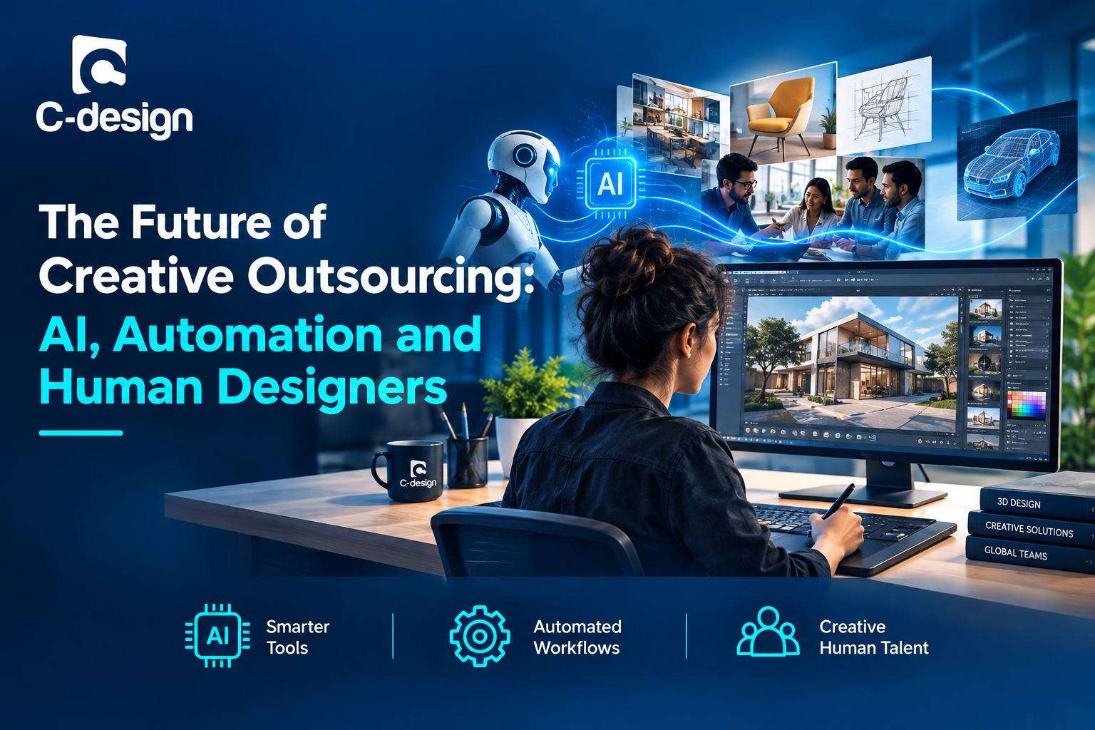 The Future of Creative Outsourcing: AI, Automation and Human Designers